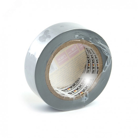 Изоляционная лента 0,13*19 10 м. серебро, INTP01319-10