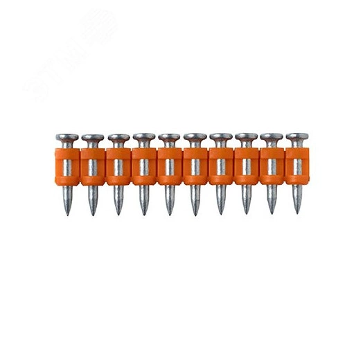 Гвозди 3.0x22 мм для монтажного пистолета с кованым наконечником Bullet point (1000 шт/уп + газовый баллон)