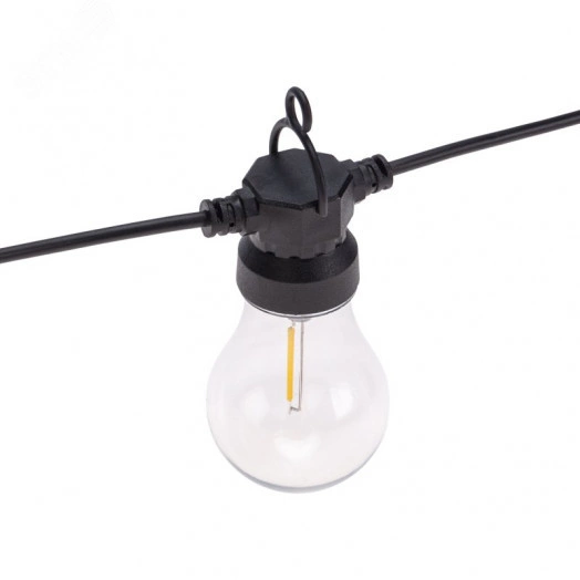 Гирлянда садовая Канэри, 20м, 3000К, встроенный аккумулятор, солнечная панель, коллекция Лондон