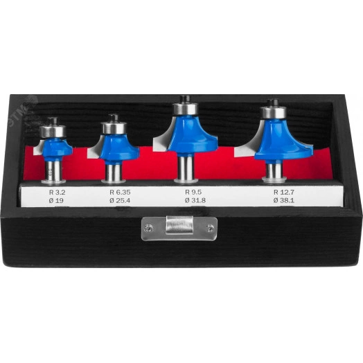 Набор профильных фрез по дереву 4шт