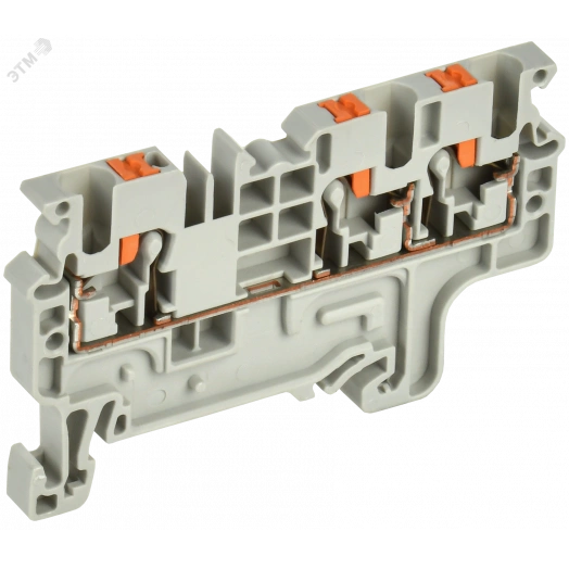 Колодка клеммная CP-MC 3 вывода 2,5мм2 серая IEK