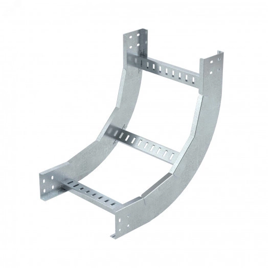 Угол вертикальный внутренний 90 градусов, 100х600, R900, в комплекте с крепежными элементами и соединительными пластинами, необходимыми для монтажа