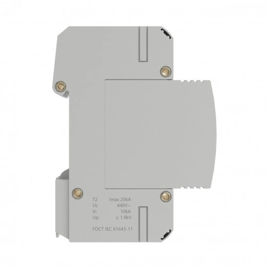 УЗИП, тип 3, 2 полюса, Imax 20kA, со сменным      модулем, Un 440V