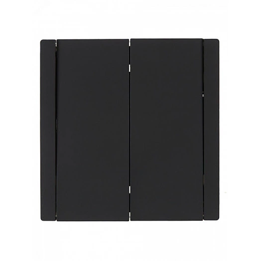 FORTE&PIANO Выключатель 2-клавишный 10А FP105 черный IEK