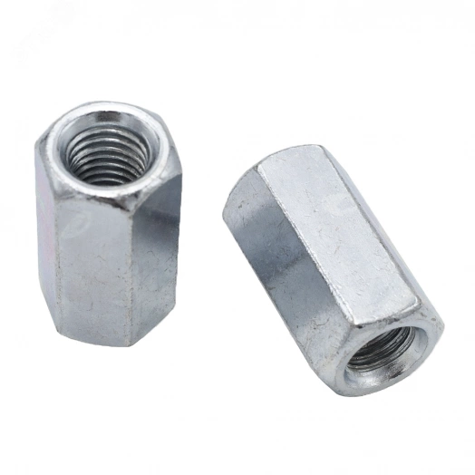 Гайка DIN6334 М8 удлиненная соединительная оцинкованная (3000 шт)