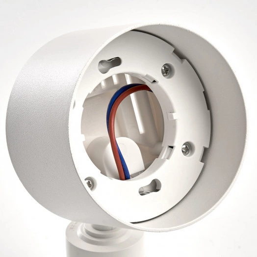 Светильник трековый на шинопровод ДПО-15w GX53 без лампы IP40 белый