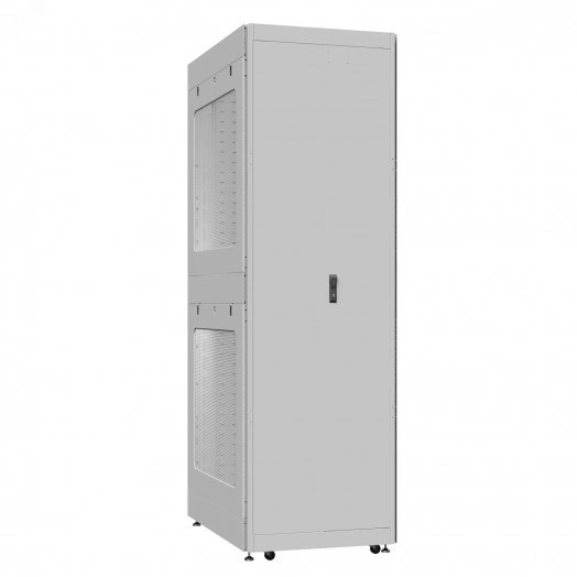 Шкаф серверный 42U 800х1200 передняя дверь: одностворчатая перфорированная IP20. задняя дверь: протект IP41. боковые панели: перфорированные. цвет: серый RAL7035 