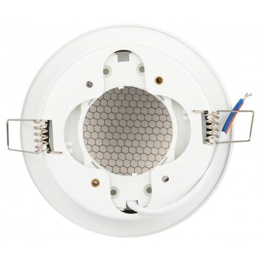 Светильник встраиваемый под лампу GX53 ЭРА KL111 WH/BK белый/черный матовый