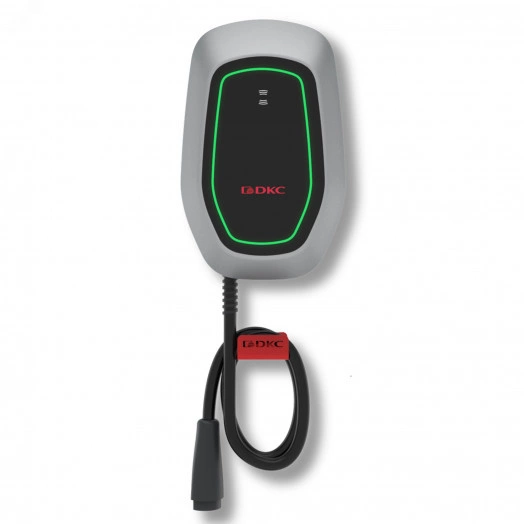 Зарядная станция для электромобилей EOS Charge настенная/напольная (с использованием специальной стойки, в комплект не входит), медленная (AC), 7,4kW, кабель Type2, 5м, Power Meter - MID