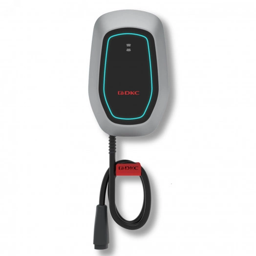 Зарядная станция для электромобилей EOS Charge настенная/напольная (с использованием специальной стойки, в комплект не входит), медленная (AC), 7,4kW, кабель Type2, 5м, Power Meter - MID