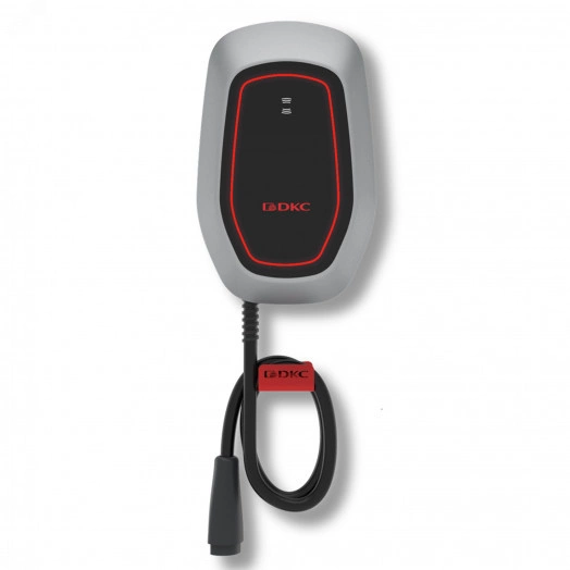 Зарядная станция для электромобилей EOS Charge настенная/напольная (с использованием специальной стойки, в комплект не входит), медленная (AC), 7,4kW, кабель Type2, 5м, Power Meter - MID