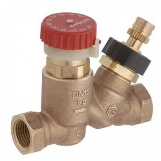 Клапан балансировочный термостатический диапазон 50°С-60°С резьбовой DN 020 PN 10 Kvs=1,85 м3/ч