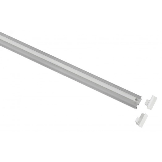 Комплект с врезным анодированным профилем 2309 23,5х9мм 2м