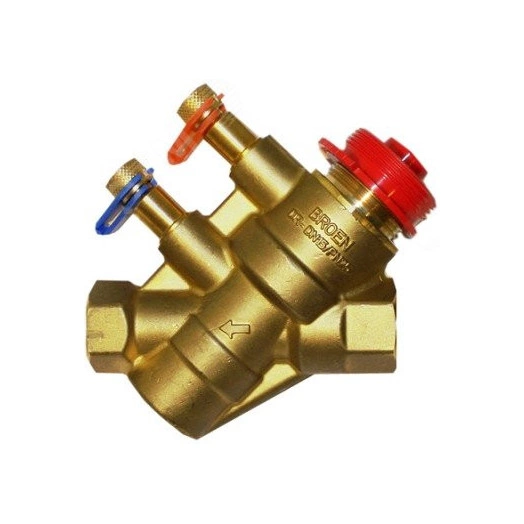 Клапан комбинированный балансировочный стандартной пропускной способнос резьбовой DN 015 PN 25 расход 90-450 л/ч