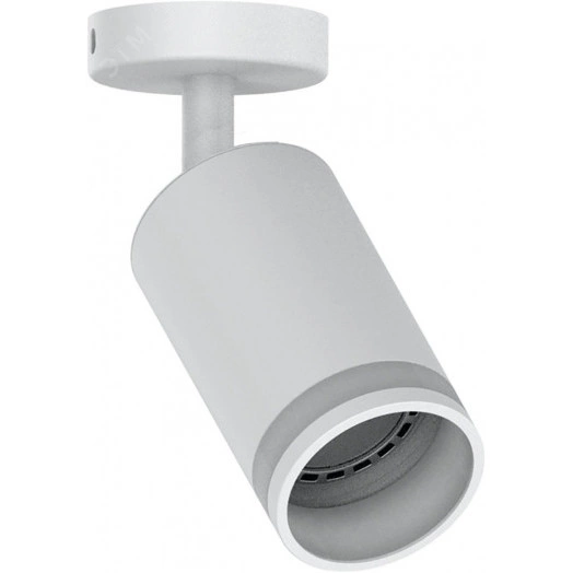 Светильник ДБО GU10 без лампы наклонный белый