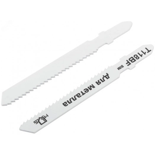 Полотна для лобзика, T118BF, по металлу, Bimetal, 75 мм, 2 шт.