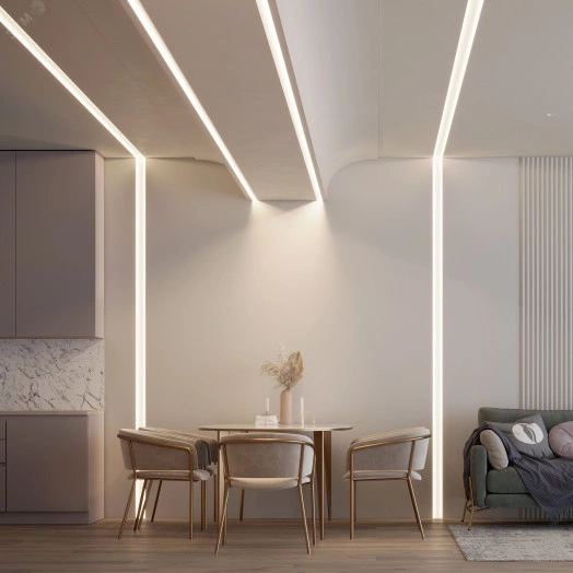 Профиль FANTOM-W75-DUAL-2000 WHITE (Алюминий)