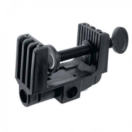 Светильник настольный 60w Е27 на струбцине черный