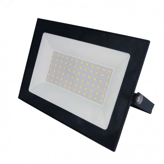 Прожектор светодиодный ULF-F21-70W-3000K IP65 200-250В BLACK Теплый 3000К. Корпус черный.