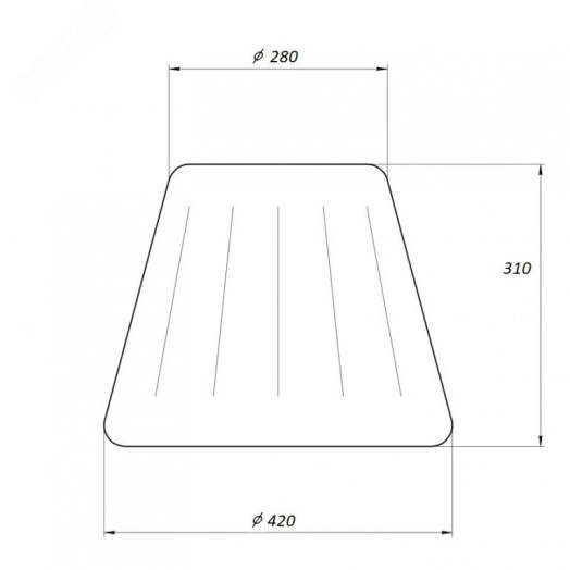 Абажур Ларсен пыльная роза и.у.