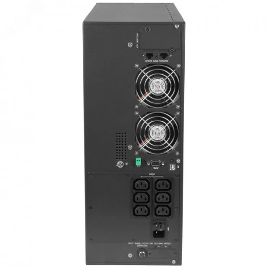 Источник бесперебойного питания On-line Hiden EXPERT UDC9202S-RT, встроенные акб в корпусе (7А/ч х 6шт), фаза 1/1, 2 kVA/1,8 kW (PF=0,9)