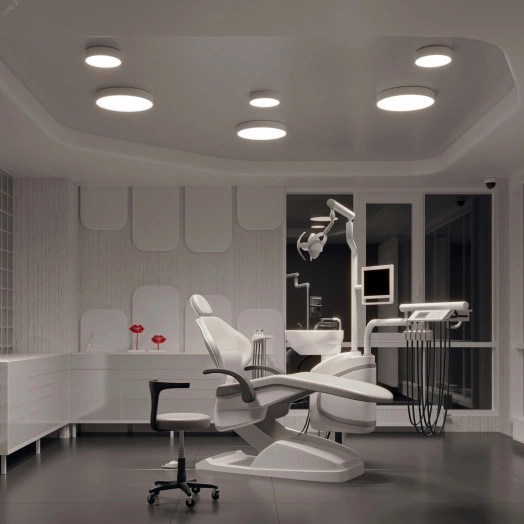 Светильник IM-RONDO-EMERGENCY-3H-R400-40W Day4000 (WH, 120 deg, 230V) (IP40 металл, 2 года)