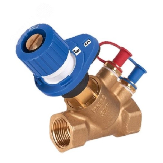 Запорно-балансировочный клапан с измерительными ниппелями SafeCon(R) DN50 PN16