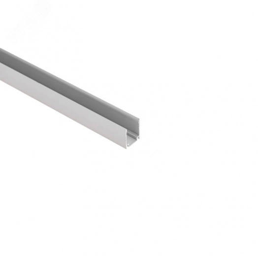 Профиль алюминиевый накладной для неона 16х16мм 2м