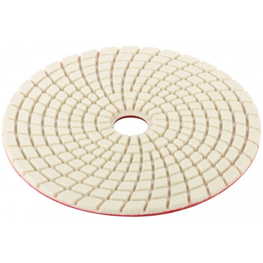 Круг алмазный гибкий шлифовальный АГШК (липучка), влажное шлифование, 125 мм, Р 400