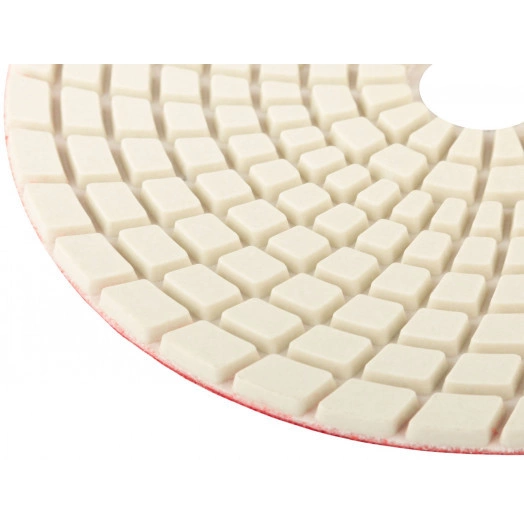 Круг алмазный гибкий шлифовальный АГШК (липучка), влажное шлифование, 125 мм, Р 400