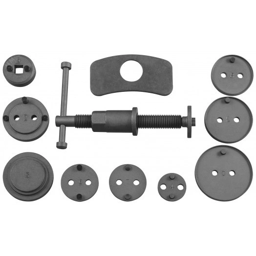 Комплект инструмента для развода поршней тормозных цилиндров, 11 предметов