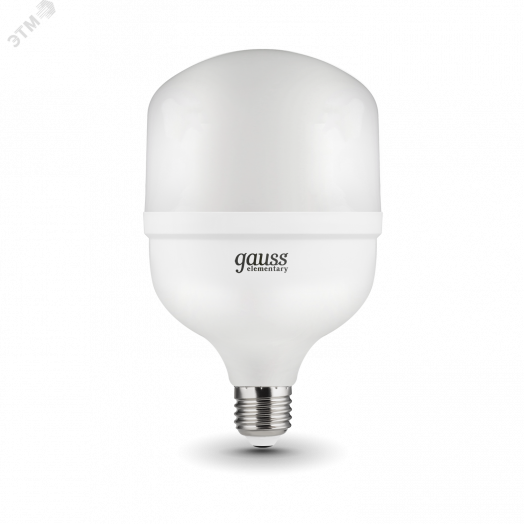 Лампа светодиодная LED 40 Вт 3150 Лм 6500К холодная E27/E40 T120 Promo Elementary Gauss