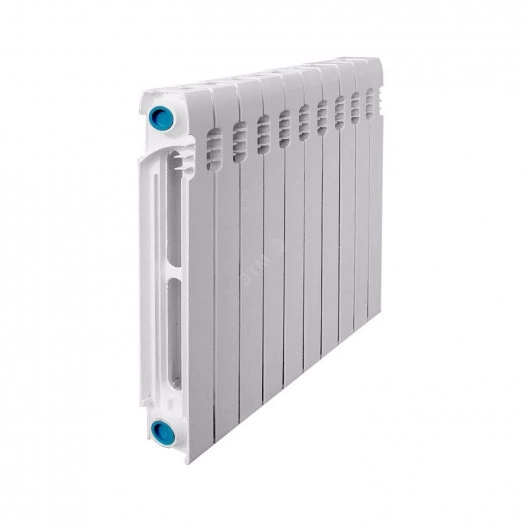 Радиатор чугунный секционный 300/80/10 боковое подключение номинальный тепловой поток 820 Вт