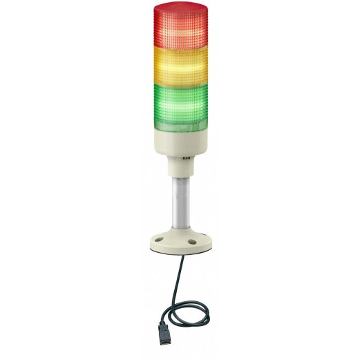 Колонна световая с USB подключением в сборе 60мм мультицветная