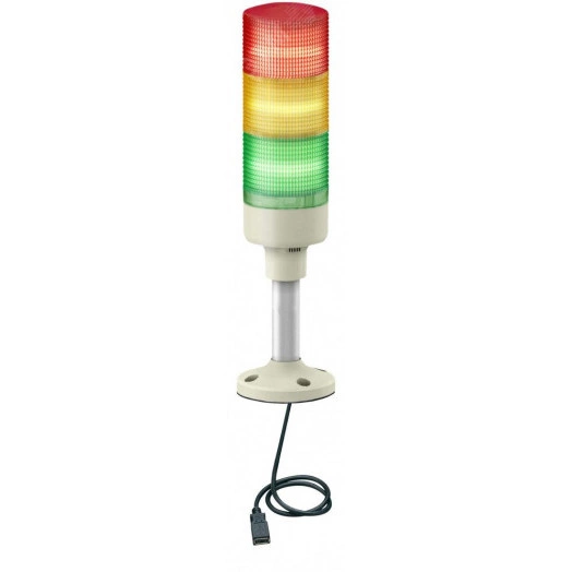 Колонна световая с USB подключением в сборе 60мм мультицветная