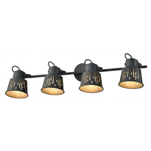 Светильник настенно-потолочный спот Rivoli Kalma 7059-704 4 х Е27 40 Вт поворотный с выключателем