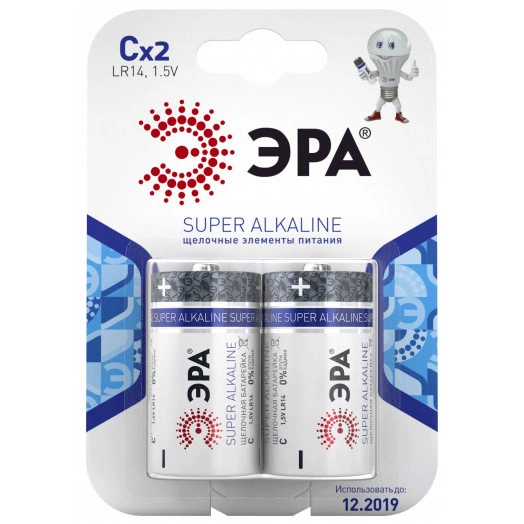 Элемент питания LR14-2BL (12/96/5280)