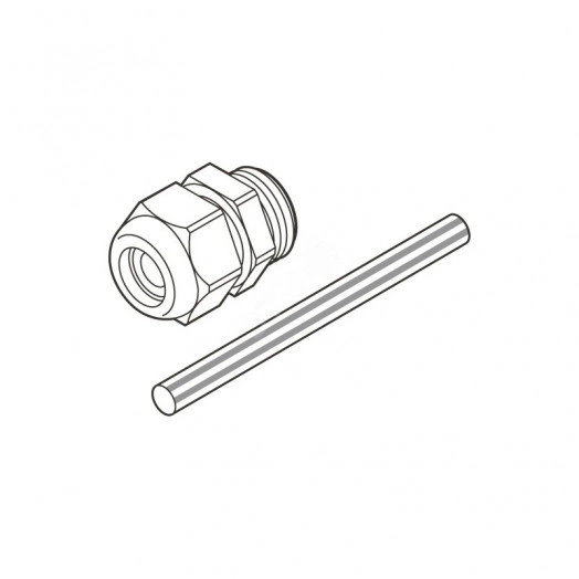 Кабельный сальник с изолятором оплетки для холодных вводов с полимерной изоляцией, АТЕХ