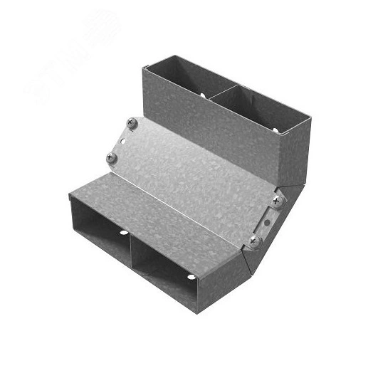 Угол вертикальный внутренний двухканальный 190х48