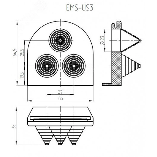Кабельный ввод EMS-US3