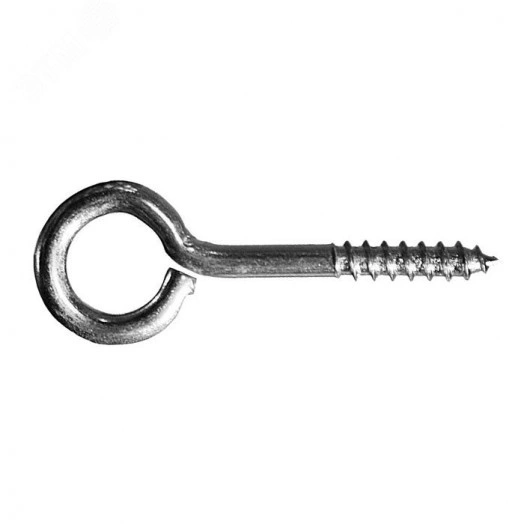 Шуруп с кольцом 3,5х30  цинк