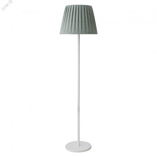 Светильник НТБ-11-60-105 белый с абажуром Ларсен  ментол