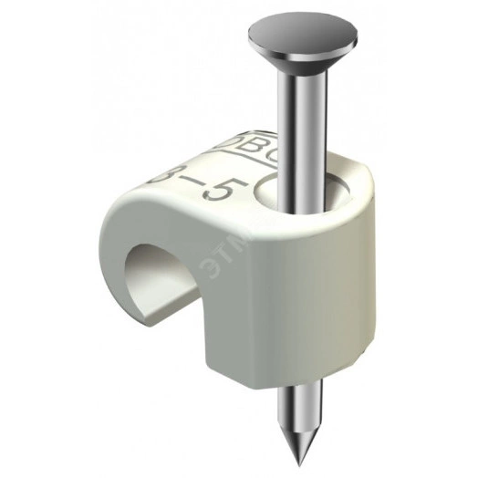 Крепежная скоба с гвоздем 16-19mm, L40