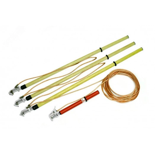 Заземление переносное для изолированных проводов ПК-10Э (50мм)