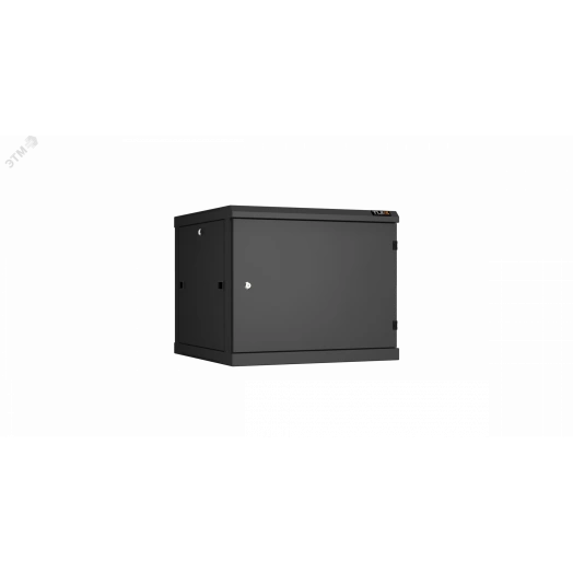 Шкаф настеный разбор TLK 19д 9U металлическая дверь Ш600хВ503хГ600мм черный