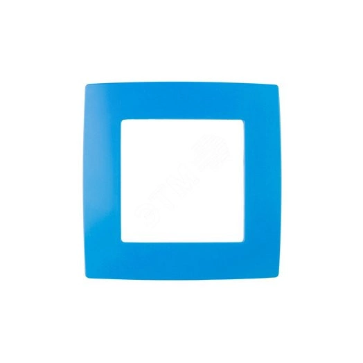 Рамка на 1 пост, Эра12, голубой, 12-5001-28