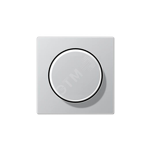 Накладка роторного диммера  Серия A500  Материал- дуропласт  Цвет- алюминий