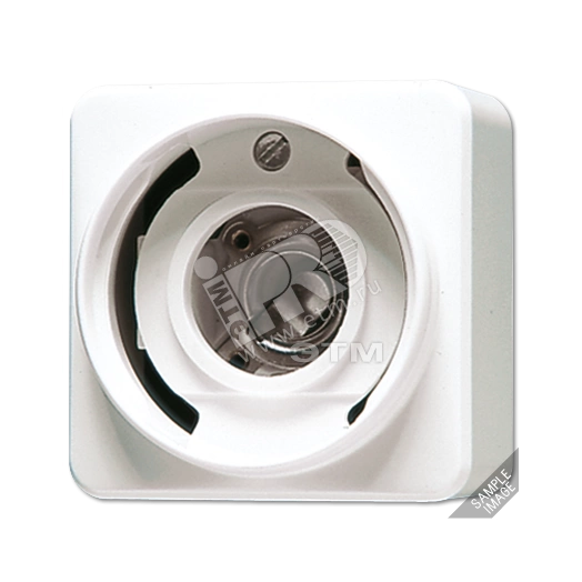 Патрон для лампочки (без колпачка) резьба Е14 слоновая кость