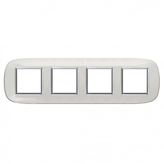 Axolute Накладки декоративные в форме эллипса прозрачные/белая карамель на 2+2+2+2 модуля