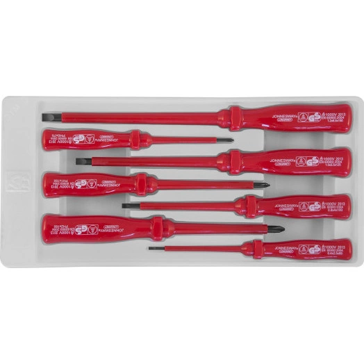 Набор отверток стержневых диэлектрических, 7 предметов